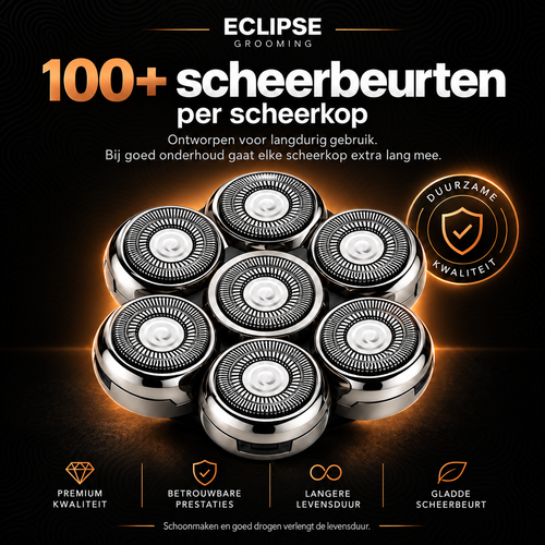 Eclipse Shaver – Set van 2 scheerkoppen